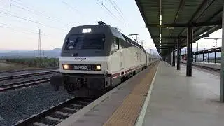 Renfe 252 Talgo saliendo de Antequera Santa Ana M&aacute;laga