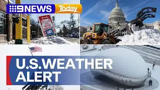 Weather warnings across parts of the U.S | 9 News Australia