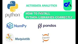 Learn how to Install fundamental data analysis libraries in Python using command prompt & Jupyter