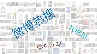 Trending topics on Weibo, 10-22-2020