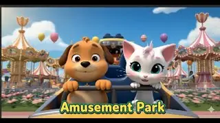 BUBU & KIKI: The Colorful Amusement Park. @TalkingTom @cartoonnetwork  @WheresChicky