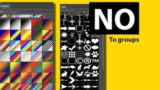 Remove Groups In Photoshop Presets | How To | Restore Reset Shapes Brushes Panels | Graphicxtras