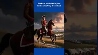 Continental Army Brown Coat | Revolutionary War Reproduction Uniform with Red Facings