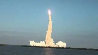 STS133 launch clip