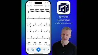 Rhythm Generator App for iPhone/iPad.  Sharpen your sight-reading skills