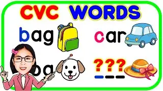 LEARN TO READ | STEP BY STEP GUIDE FOR KIDS | PRACTICE READING | EASY READING LESSON | CVC WORDS