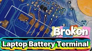 DIY GONE WRONG ( laptop battery terminal broken )