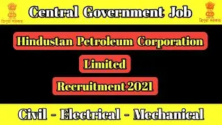 HPCL Recruitment 2021| HPCL Vacancy 2021| Hindustan Petroleum Engineering Recruitment 2021| Post-200