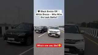🖤 Black Brezza OR 🤍 White Brezza #brezza #automobile #shorts #car #new #black #white #youtube