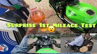 Mileage Test on my Ninja ZX6R 2025 😮 Shocking Result || public reaction on Superbike 🔥