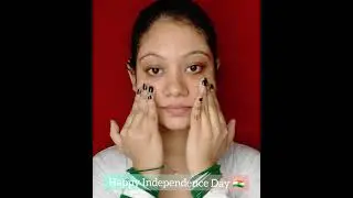 Independence Day Makeup Look 🇮🇳 | Easy & Simple Step By Step Makeup #shorts