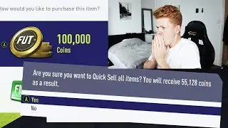 100,000 COIN DISCARD PACKS!!! - FIFA 18 ULTIMATE TEAM