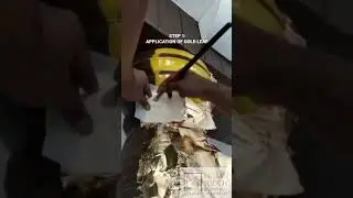 Midas Touch By Shehzad Khan - Gold Leafing Gilding Application
