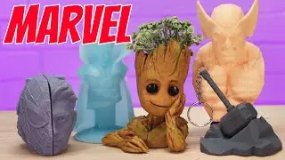 3D Printing Marvel Super Heroes