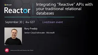 Integrating “Reactive” APIs to your Traditional Relational Databases