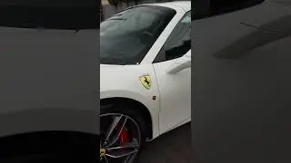 2018 Ferrari 488 Spider in Bianco Avus over Nero