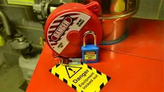 Gate Valve Lockout Installation