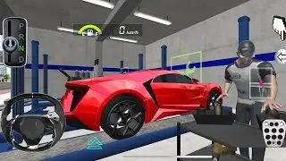New Lembargini Car repairing and driving Mission | 3D Driving Class 2025 | BestAndroid iOS Gameplay