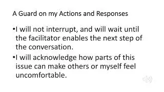 Respectful Conversation