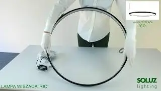 LAMPA WISZĄCA LED RING 'RIO' Soluz Lighting