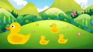 Five little ducks went out one day, five little pducks song, nursery rhymes, Five little ducks