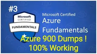 Azure 900 Dumps | 100% Pass |Clear you Exams Today