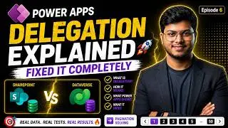 Your Power Apps is LYING 😳  Delegation Explained + Pagination FIX 5000+ Records 🚀