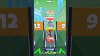 Bounce Big🍑Mobile Gameplay By NextGamer (Android,iOS) Level 51 #shorts