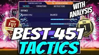 FIFA 21 *UNREAL* SUPER OVERPOWERED ATTACKING FORMATION | 451 CUSTOM TACTICS/PLAYER INSTRUCTRIONS!!