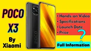 POCO X3 Hands-on Video, Specifications, Price & Launch Date in India | Full information Hindi |  🤔🤔🤨