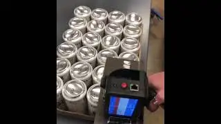 Meenjet M6 Handheld Printer Coding Bottom of Cans