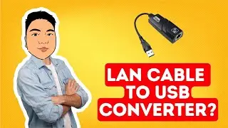 LAN Cable to USB Converter | Internet Connection for Laptop (Tagalog)