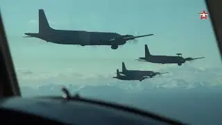 Russian Navy Il-38 and Il-38N dropping depth charges and laying of minefields