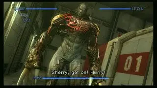 Resident Evil The Darkside Chronicles - Wii - Part 9 - Memories of a Lost City 8 - Tyrant T00 Boss