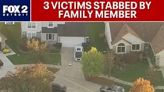 Triple stabbing in Canton, family member arrested