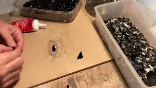 SharpArtKelowna Glass mosaic - creating an eye