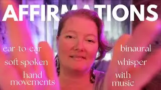 Permission to Rest ASMR for self-care Ear-to-Ear Soft Spoken Positive Affirmations  #adhd  #asmr