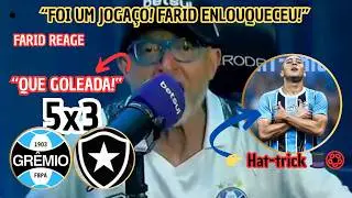 &ldquo;FOI UM JOGA&Ccedil;O!&rdquo; Farid REAGE &agrave; GOLEADA do Gr&ecirc;mio por 5x3