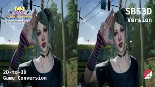 LOLLIPOP CHAINSAW RePOP in STEREO 3D!! 2D-to-3D Game Conversion (SBS 3D Version)
