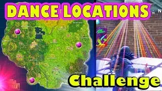 *ALL* 3 DANCE FLOOR LOCATIONS CHALLENGE (Fortnite Battle Royale) (Where to find)