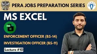 PERA Jobs | Ms Excel | No Academy Needed | Lecture 10 | 2025