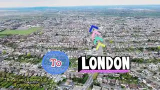 Drone over  Benfleet (North Benfleet), Essex, U.K., 🇬🇧
