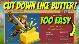 Cutting Through Castles Like BUTTER, Massive Rally Hits - Lords Mobile