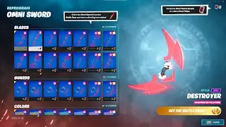 All Customizable Omni Sword Pickaxe Styles in Fortnite Chapter 3 Season 2
