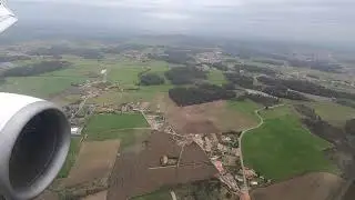 Landing at Porto Francisco Sá Carneiro Airport, Maia / Porto, Norte, Portugal - 16 January, 2020