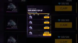 🔥 TOP UP Event Completed! 😱 2,000 Diamonds Unlocked 💎 | Free Fire Shorts