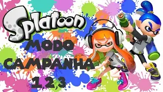 Splatoon modo campanha miss&atilde;o 1,2,3 ( Campaign Mission ) Octotrooper Hideout ~Catch that Zapfish