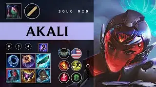 Akali Mid vs Wukong - NA Challenger Patch 26.01