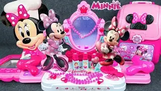 Satisfying Unboxing Minnie Mouse Ambulance & Makeup Kit | Disney Toys ASMR