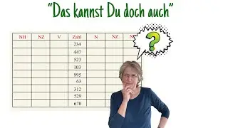 Nachbarzehner - Nachbarhunderter -  Vorgänger und Nachfolger- ganz anschaulich